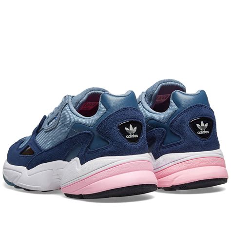 adidas falcon damen schuhe raw grey light pink